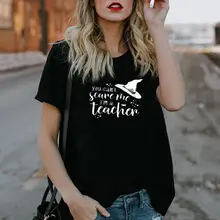 

Women T-Shirts Summer Casual Loose Letter Hat Print Short Sleeve Round Neck T-shirt Top