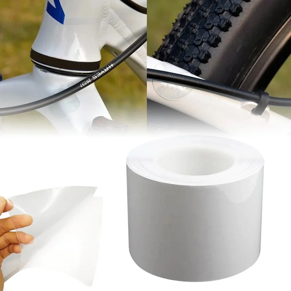 자전거 프레임 보호 필름, 투명 자전거 표면 테이프, 착용 프레임 보호 스티커, 1M, 3M, 5M