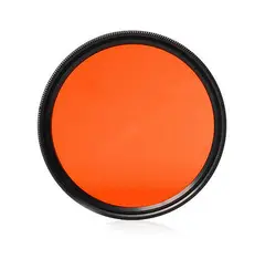 Vibrant Multi-Color DSLR Camera Lens Filter Set - 67mm (Orange)