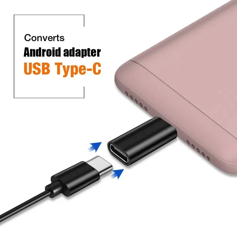 MacBook 태블릿 노트북 용 마이크로 USB 남성 OTG 변환기에 전화 어댑터 유형 C 여성 삼성 마이크로 USB C 커넥터 수신기