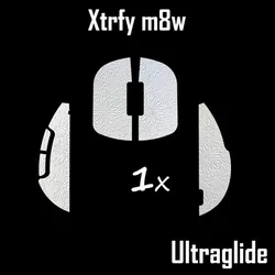 Premium Anti - Slip Snowflake Texture Mouse Grip Tape - 1 Set (M8w white 0.25mm)