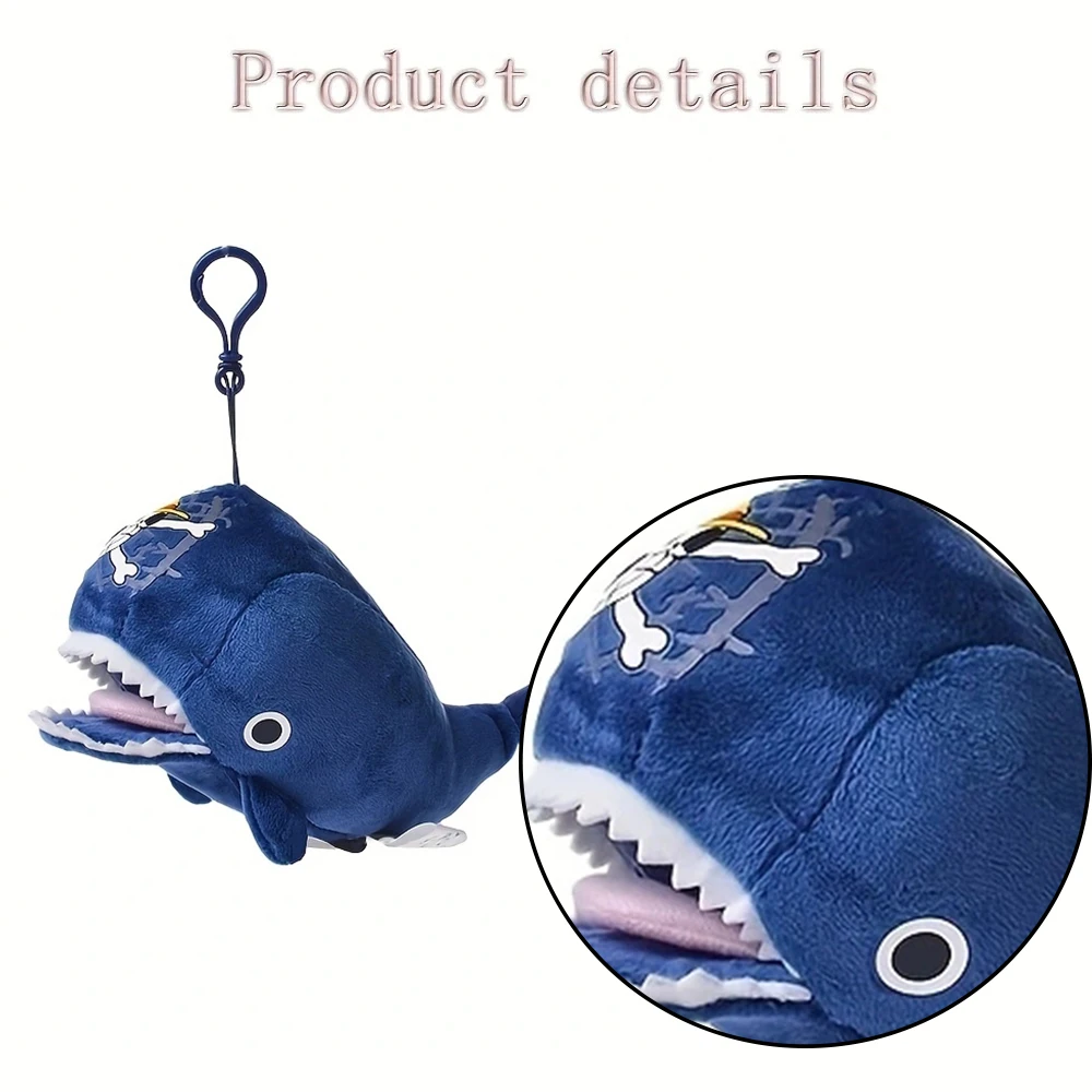 15/25cm High Quality Genuine One Piece Raab Laboon Plush Toy Anime Figure Straw Hat Pirates Sign Whale Island Stuffed Doll Gift