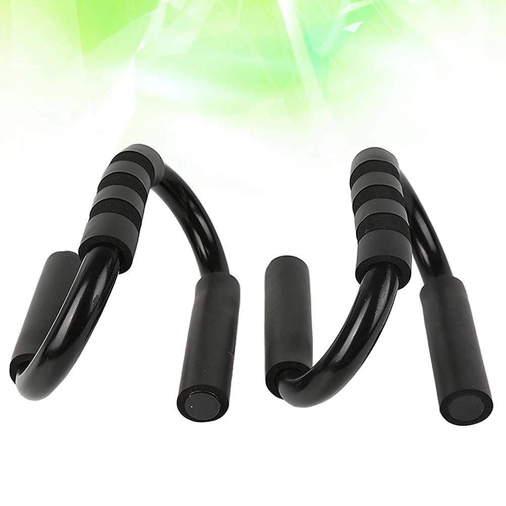 

1 Pair of Push Bars Push Stands Heavy Duty Steel Handles with Cushioned Grips Trainer for Ups
