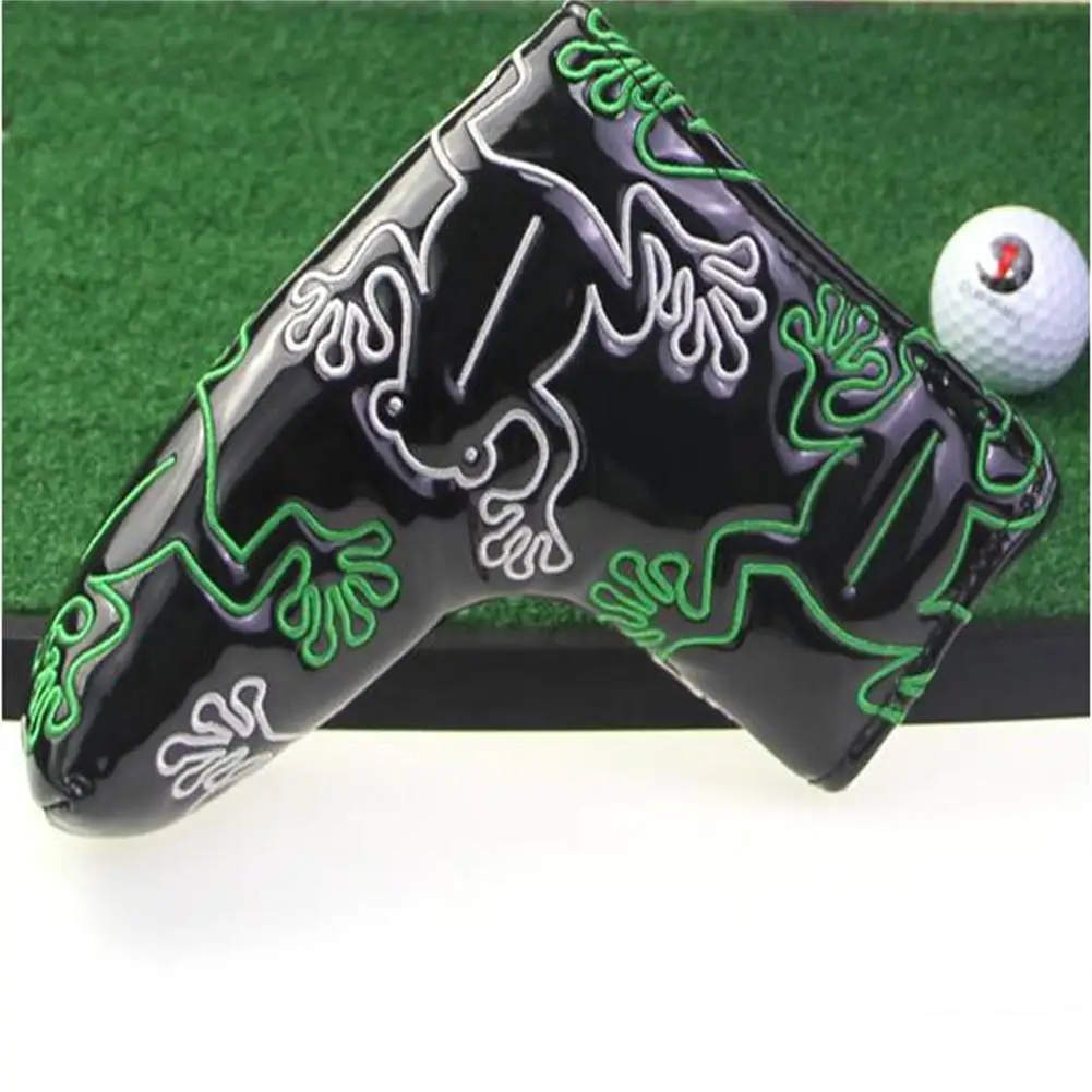 

Golf Club Putter Covers Waterproof Dustproof Fashionable Unique Embroidery Frog Pattern Headcovers