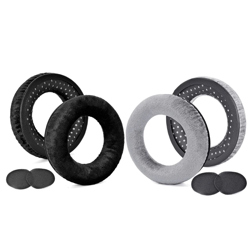DT990 / DT880 커버 용 1 쌍 소프트 스폰지 이어 패드 귀마개 교체 이어 패드 이어 스폰지 슬리브 가죽 귀마개
