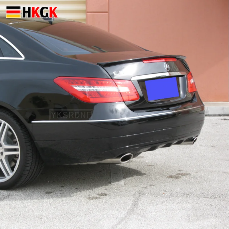 Задний бампер из углеродного волокна E class w207 c207 спойлер для багажника крылья mercedes