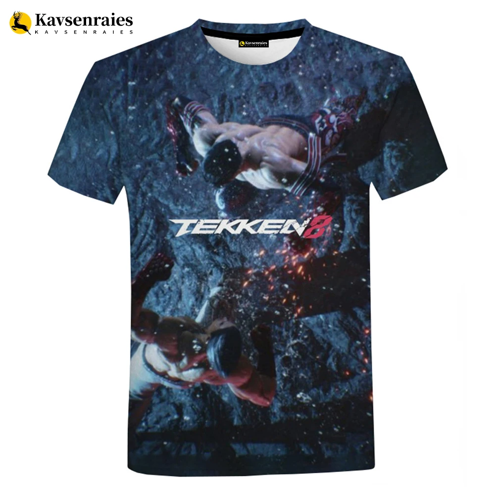 2023新ファッションゲーム鉄拳8プリント3D tシャツ男性女性子供