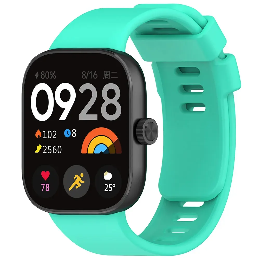 Premium Silicone Watchband and Case for Xiaomi Redmi Watch 4 - Stylish Replacement Strap with Protective Cover