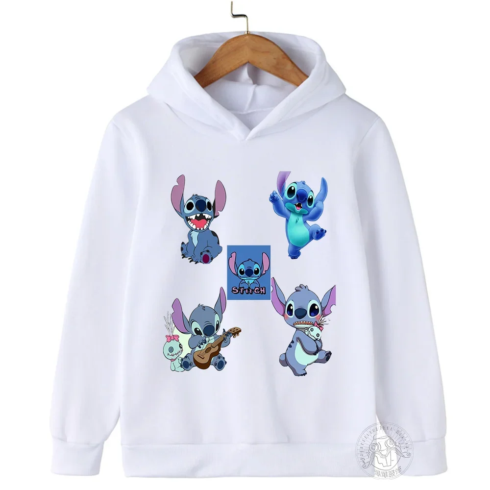 thumbnail image 1 of Sudadera con capucha para niños de Disney Stitch, primavera y otoño, moda urbana, para bebés, niños y niñas, jersey deportivo para exteriores, 1 of 4
