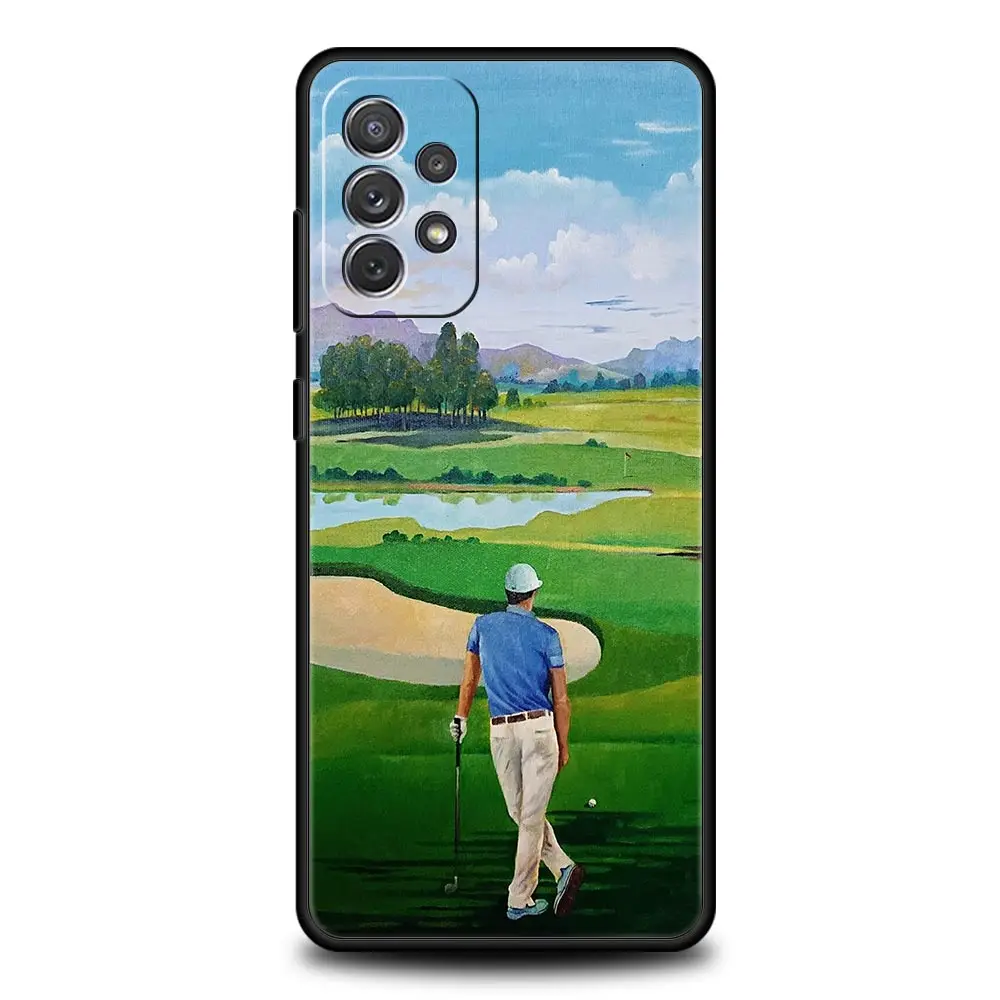 Modern Golf-Themed Smartphone Case - Sleek and Durable Design