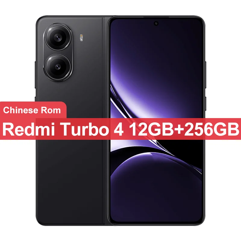 China Version Xiaomi Redmi Turbo 4 256GB/512GB 50MP+20MP Camera