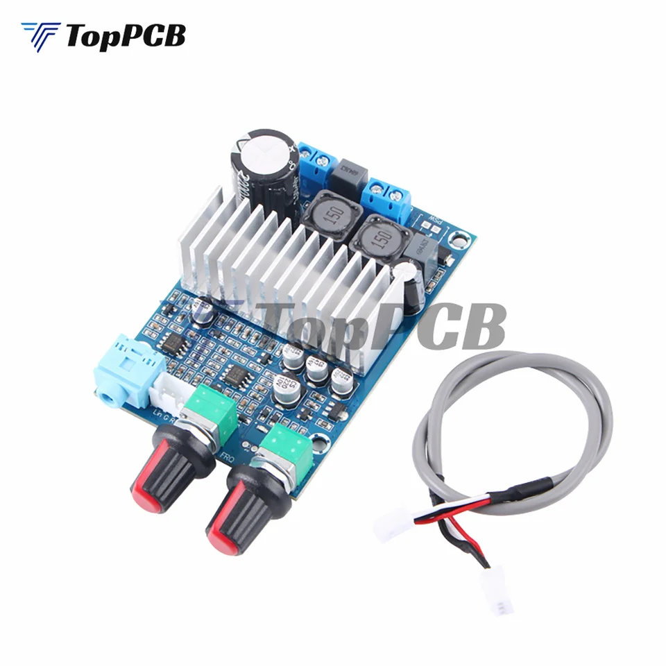 Fosi Audio M04 100Wサブウーファーアンプ ミニ ステレオ モノラル