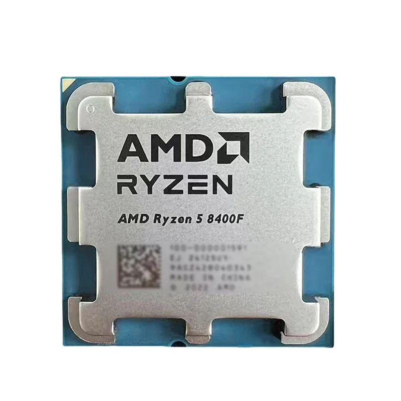 새로운 AMD Ryzen 5 8400F 4.2GHz 4NM L3=16M 프로세서 65W 소켓 AM5 6코어 12스레드 R5 8400F DDR5 (팬 미포함)