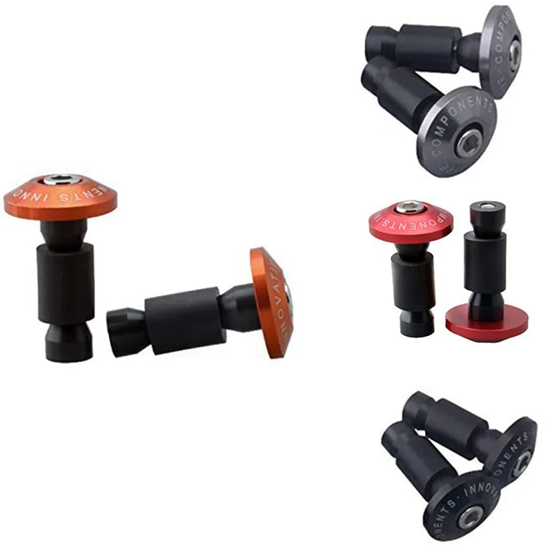 

7/8 Inch Handle Bar End Weights Handlebar Grips Cap Anti Vibration Slider Plug For Yamaha Kawasaki Honda