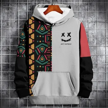 New  Hoodie For Men  Print  Sweatshirt  Street Hoody  Pullover Oversized Tops