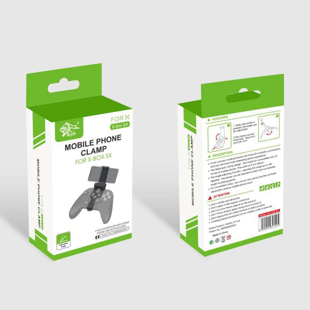 Electronic Machine Accessories for Xbox Series S X Controller Phone Holder Mount Stand for 6.5 inch Smartphone