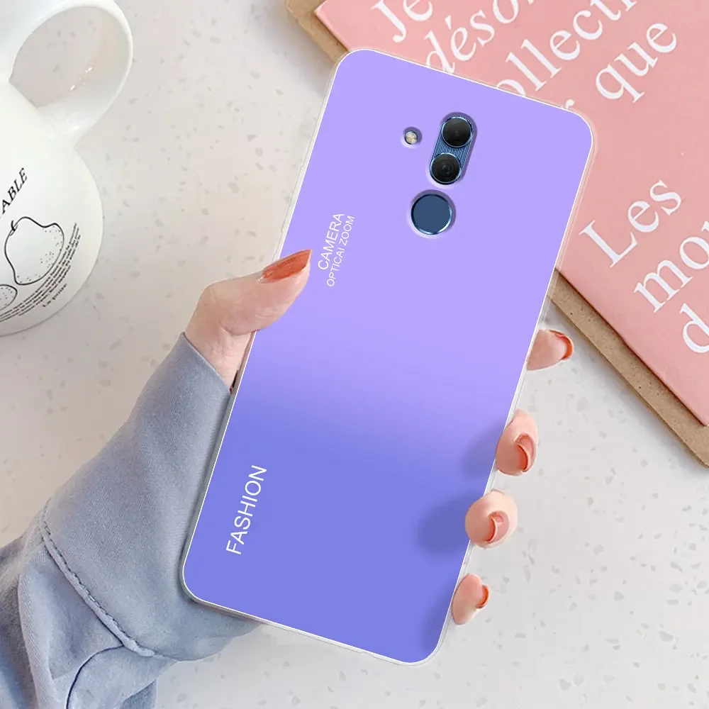 Elegant Marble Chic Girl Silicone Clear Phone Case - Protective Bumper Cover