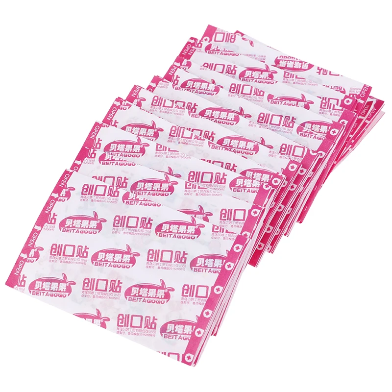 

120PCS Waterproof Breathable Transparent PE Cute lovely Cartoon Band Aids Adhesive Bandages First Aid Stickers For Children Kids