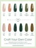 6pcs 10g Nude Green Dip Powder Nail Kit Fast Air Dry Solid Dipping Powder for Starter Manicure Nail Art Design Women Gifts 2