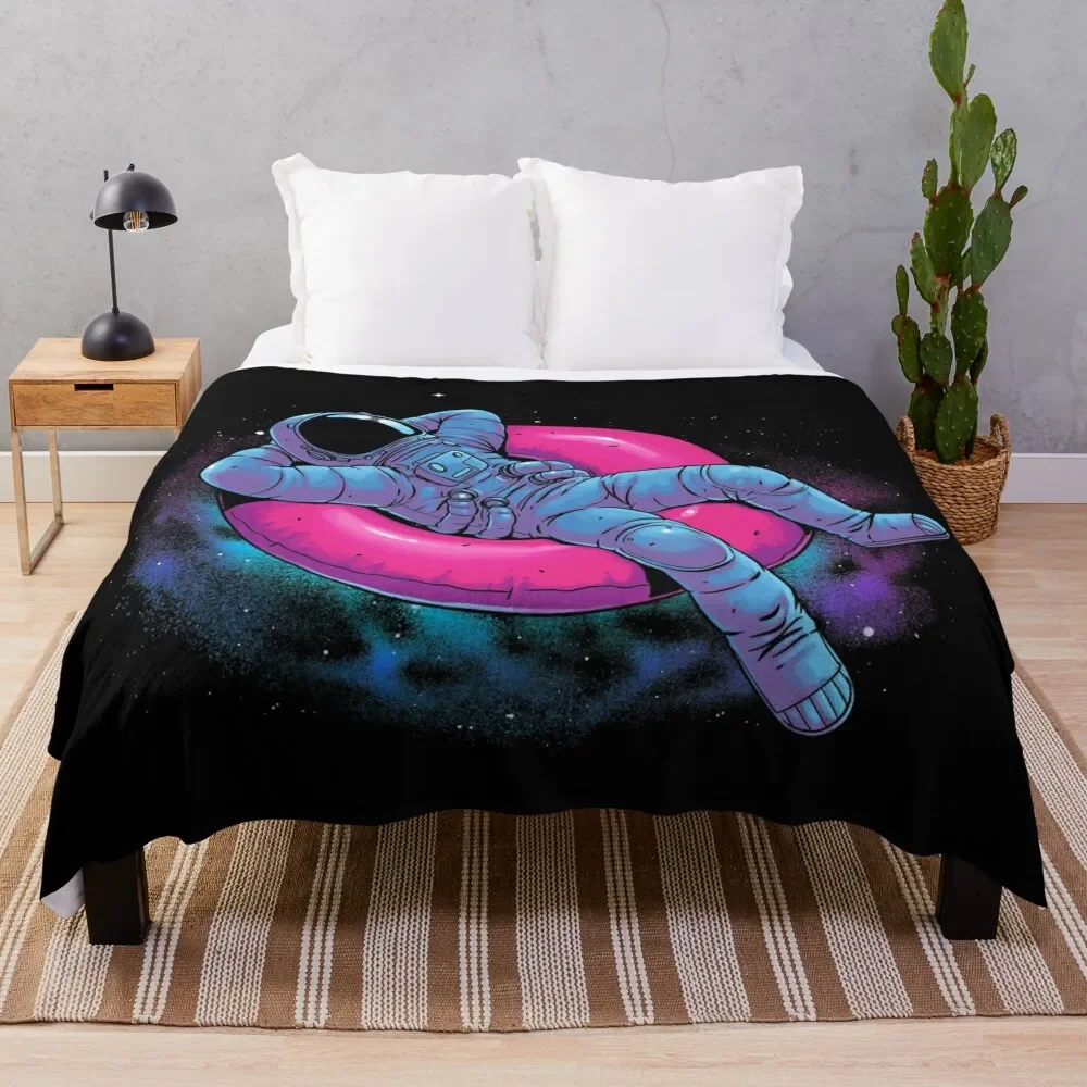 

Floating dream Throw Blanket Flannel Blanket Moving Blanket manga