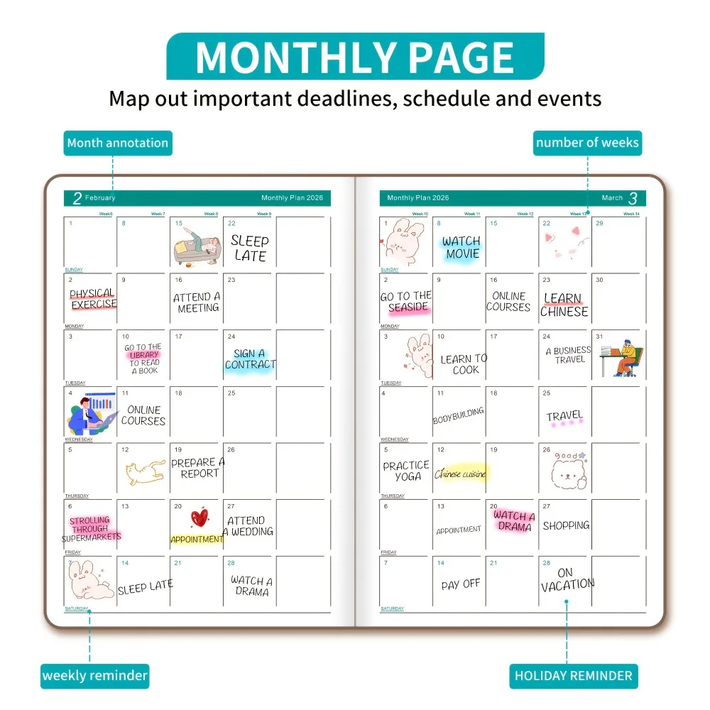 2026 Self-Discipline Planner 4