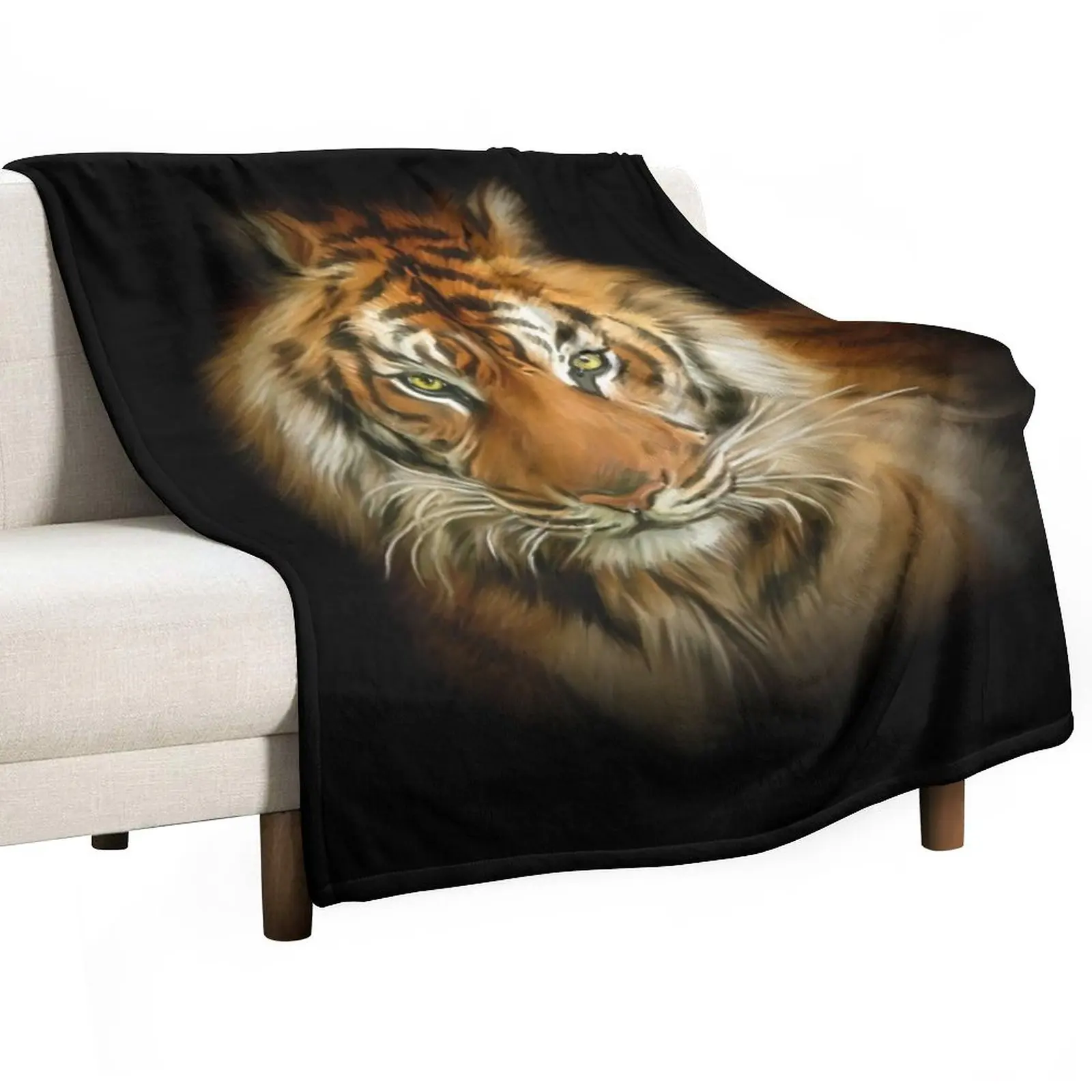 

Wild Tiger Throw Blanket Decorative Sofa Blankets Luxury Blanket Weighted Blanket