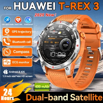 GPS Astuto Della Vigilanza 3ATM Impermeabile AMOLED Built-in Dual-band GNSS Bussola Militare Sport Smartwatch Uomini 2025 Nuovo Per Xiaomi Ultra