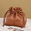 Women's Portable Travel Wash Bag Female PU Leather Waterproof Makeup Storage Pouch Drawstring Cosmetic Organizer Beauty Case 1