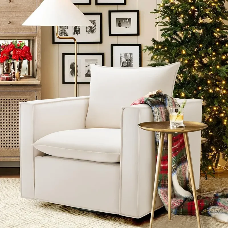 

Living Room Chairs, Cushioned Armchairs With Backrest Support Pillows, Modern Lounge Sofa Balcony Outdoor Bench Yard Furniture