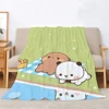 Bubu and Dudu Woven Blanket King Size Luxury Blankets Characters Bed Throw Interior for Home Fluffy Plaid Microfiber Bedding 1