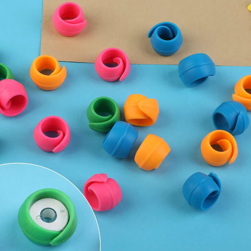 

Rorgeto 30/50/100Pcs Sewing Silicone Bobbin Thread Holders Clamps For Sewing Machine Bobbin DIY Hand Machine Sewing Supplies
