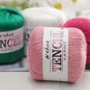 40g Tencel Sequins Cotton Yarn for DIY Hand Knitting Crocheting Craft Soft Warm Silk Solid Knitting Thread Yarn for Shawl Scarf 3