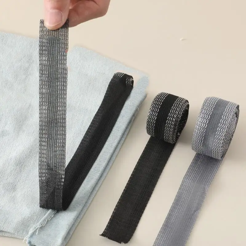 자체 접착식 바지 바지, 바지 가장자리 단축 수선 바지, 진 의류 및 진 바지 의류 DIY 재봉 원단