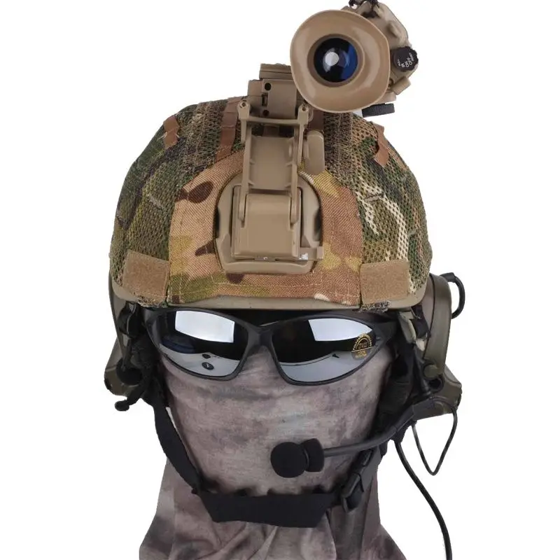 Emersongear Tactical MICH Helmet Cover For MICH 2000 2001 2002 Mesh Cloth MC Airsoft Outdoor Hunting Training Combat 11.11 Sales