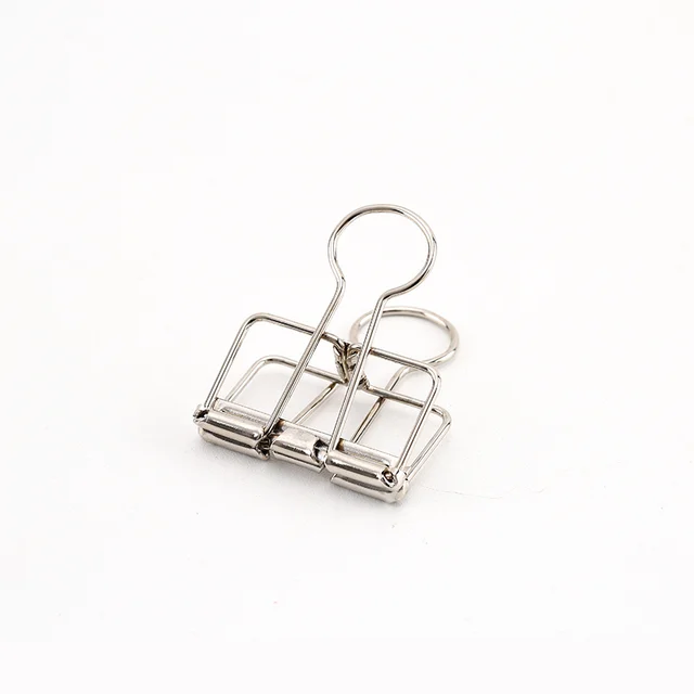 Mr Paper 8 Colors 3 Sizes Ins Colors Gold Sliver Rose Green Purple Binder Clips Large Medium Small Office Study Binder Clips Sliver M