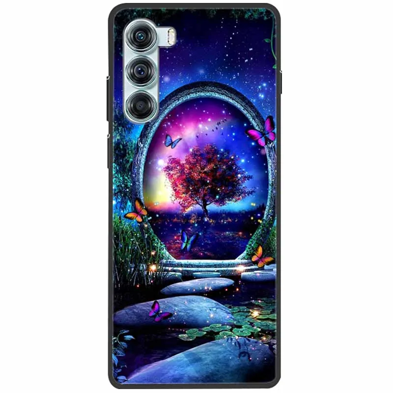 Sleek Black Silicone Protective Case with Soft Cover and Cute Design
