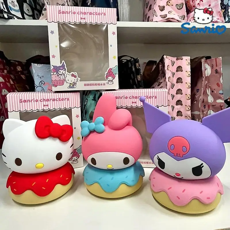 

Sanrios Hello Kitty аниме Kawaii Милая грелка для рук мультяшная вода инъекция горячей воды портативная теплая сумка для воды рождественский подарок