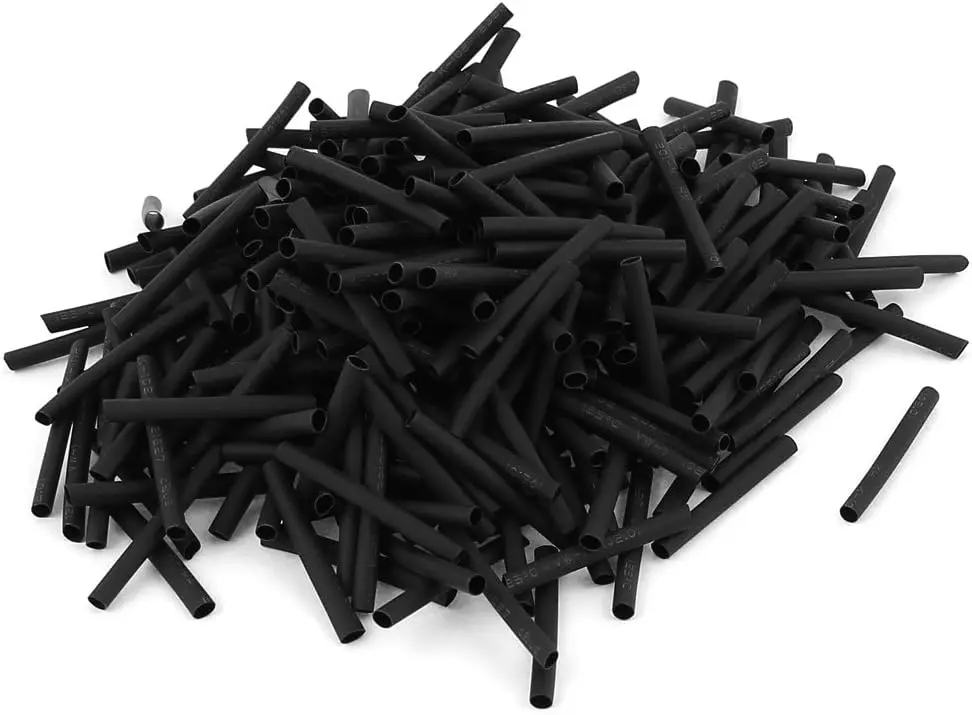 

Keszoox Wire Wrap Sleeve 2mm Dia 30mm Long Heat Shrink Tubing 360pcs Black