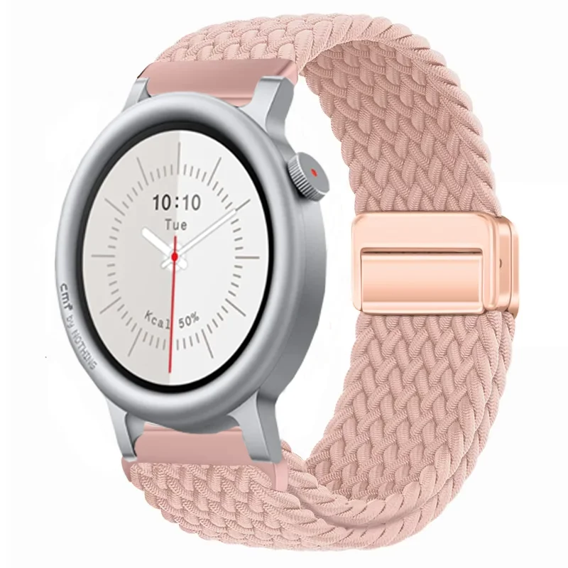 Nylon Braid Sport Strap - 22mm Magnetic Breathable Bracelet Wristband