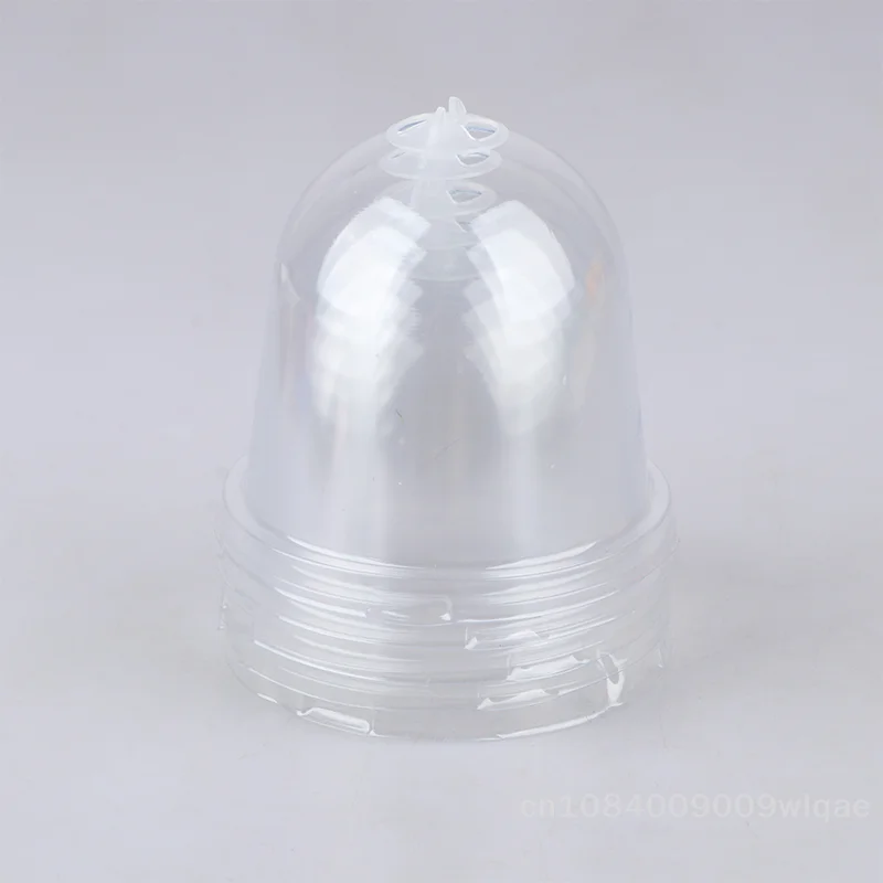 Insulated Seed Starter Kit with Vented Humidity Dome - Clear Propagation Pots for Germination & Cloning (Set of 5)