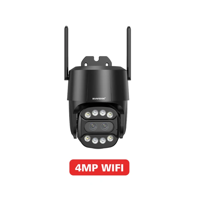 IP Camera Wifi/4G Sim Card PTZ 4MP 8MP Dual Lens 2.8mm8mm 10X Zoom