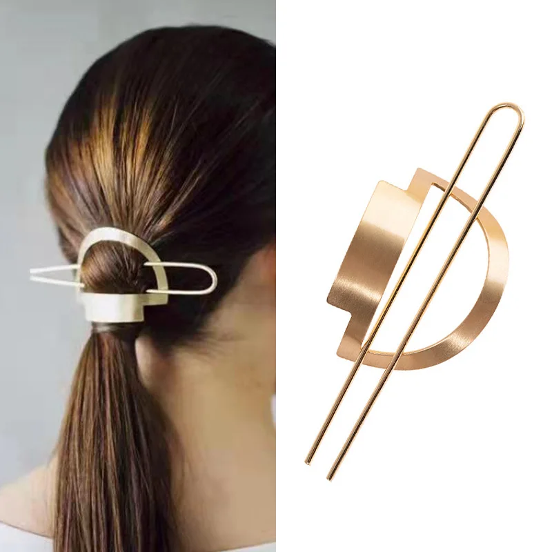 Daily Minimalist Modern Metal Hairpin For Women Versatile Fashionable Ancient Style Hairpin Hairpin headwear