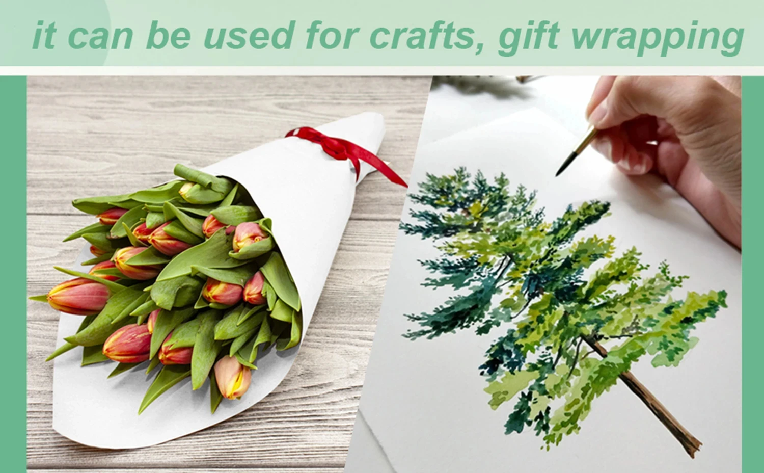 Gift Wrapping Paper Kraft Paper Easel Paper Roll For Kids