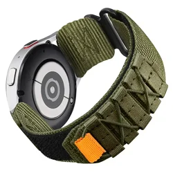 Versatile Nylon Watch Strap, 22mm/20mm - Premium Quality Replacement Band for 20mm (Green)