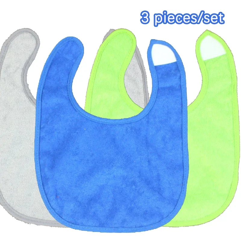 

3 Pieces Super Soft Baby Bibs Mother Kids Baby Stuffs Newborn Bandanas Feeding Baby Burp Cloths Girls Boys Purity Saliva Towel
