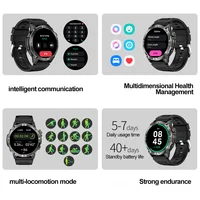 Km TH EDGE-Montre intelligente de sport pour homme, GPS, affichage Amoled, AOD, appel Bluetooth, baromètre d'altitude, boussole, étanche IP68, 1.43 4