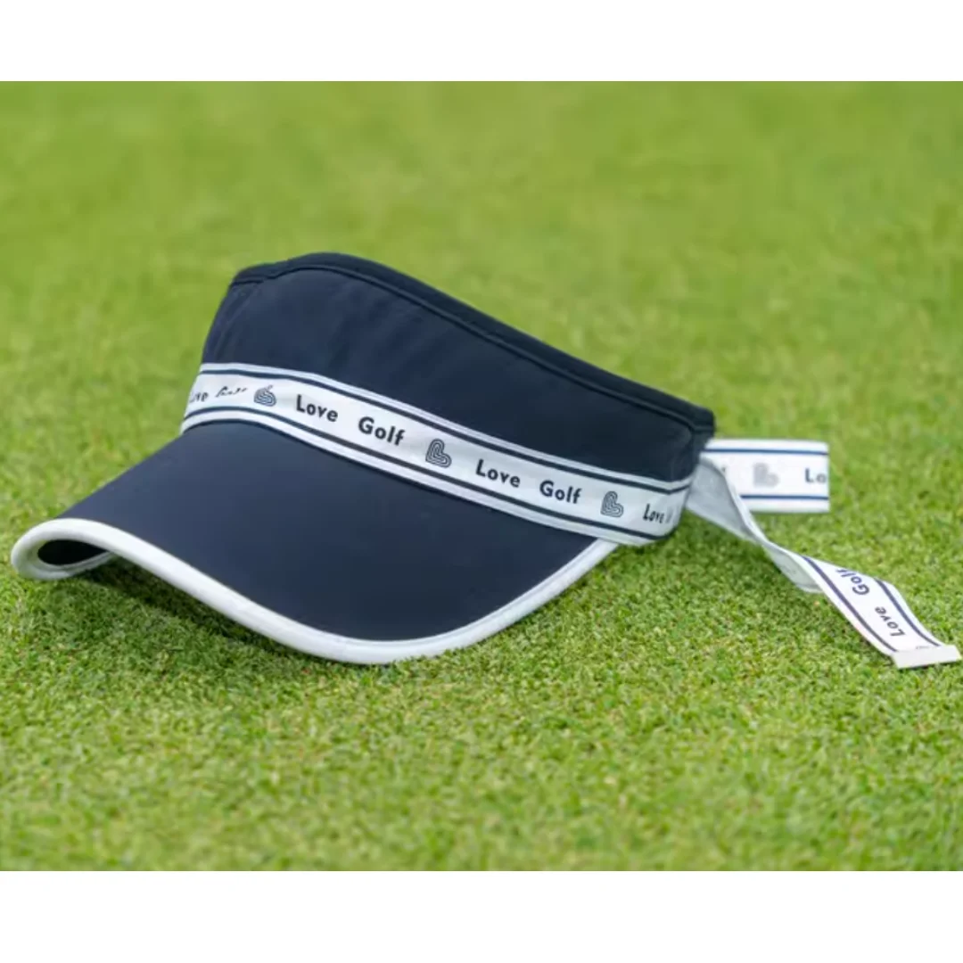 New Golf Headless Hat Women's Hat Summer Women's Headless Outdoor Leisure Sunscreen White Ball