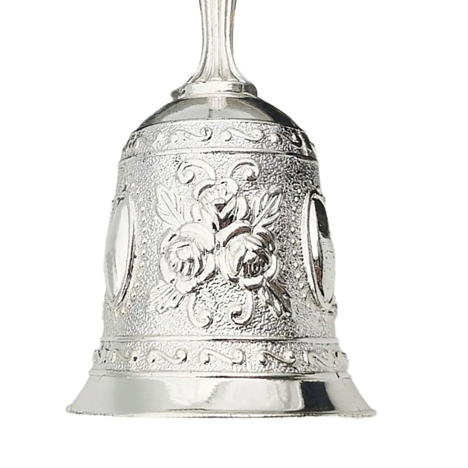 Hand Bell Hand Held Bell Retro Loud Vintage Antique Handbell for Shop Restaurant Hotel Service