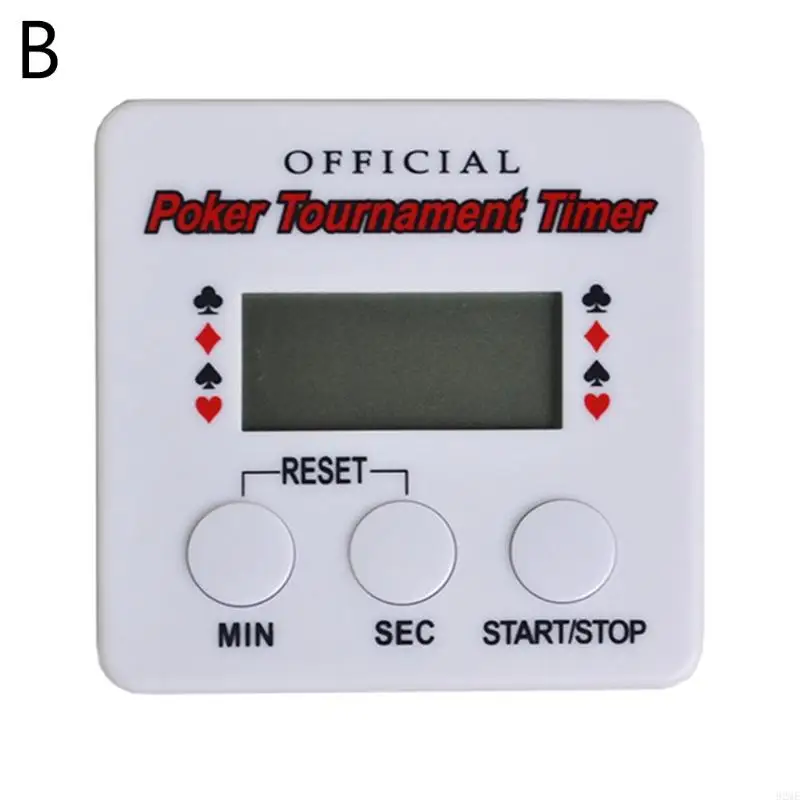 Casino Tournament Timer Professional Digital Dealer Timer Plastic Chips Game Accessories Easy to Use