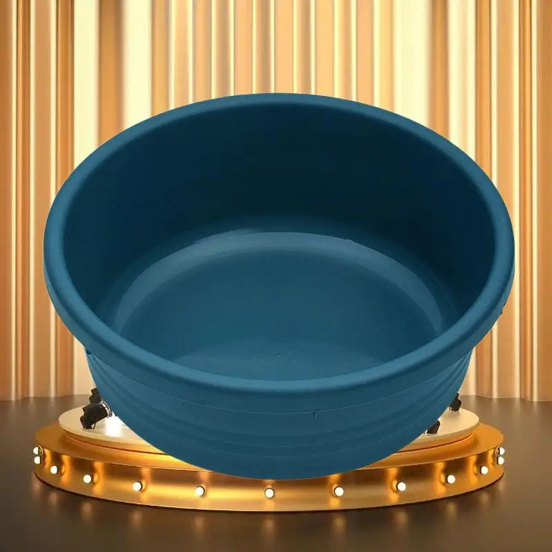 

Thickened Large Plastic Washbasin for Household Laundry and Vegetable Washing, Ideal for Student Dormitory Face and Feet Washing